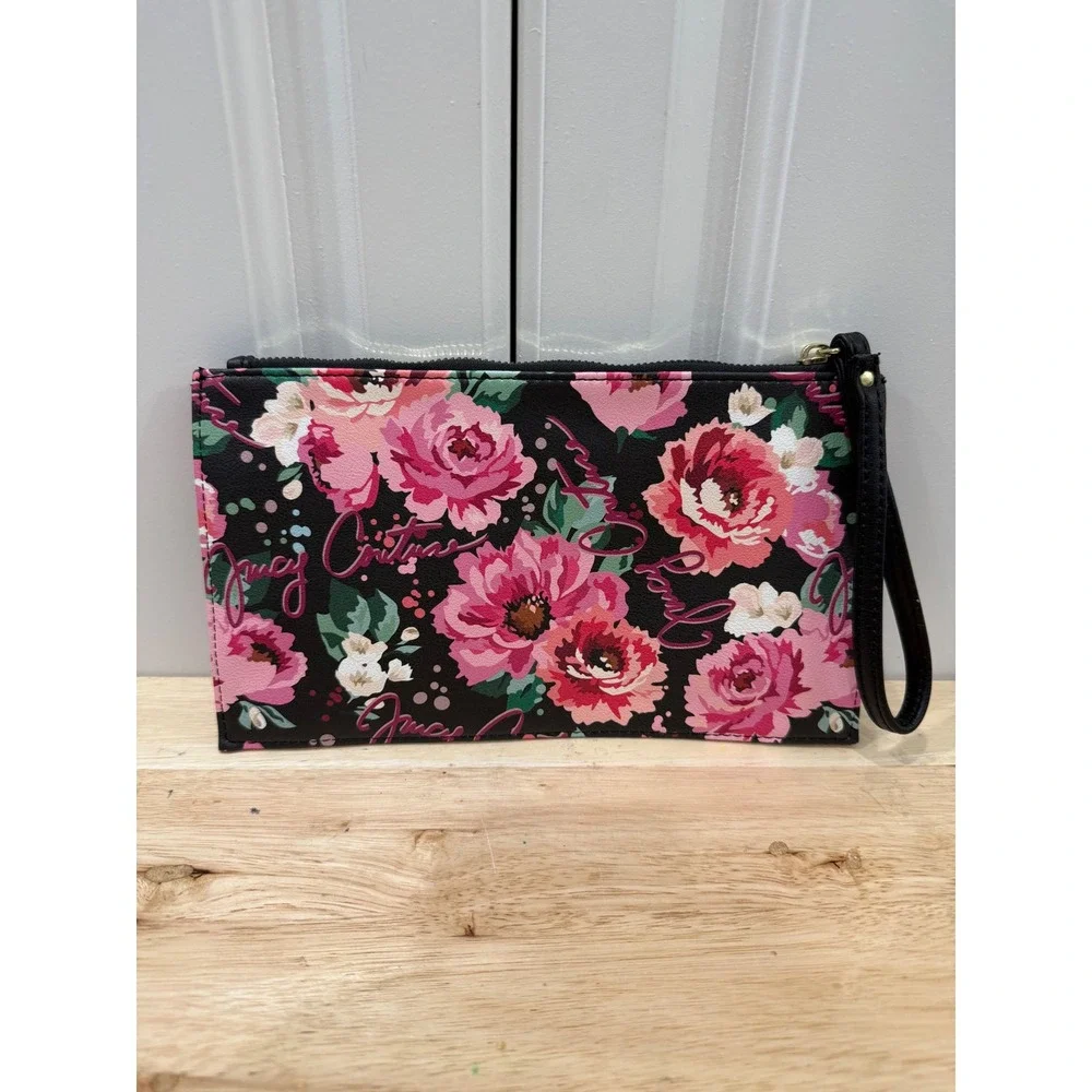 NWOT Juicy Couture Peek a Bow Floral Wristlet Pick a Flower - Picture 2 of 10
